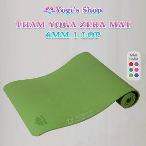 Thảm Yoga Zera Mat 6mm 1 lớp