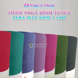 Thảm Yoga Định Tuyến Zera Mat 8mm 1 lớp