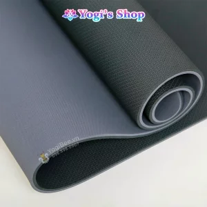 Thảm Yoga Định Tuyến Zera Mat 8mm 2 lớp Đen
