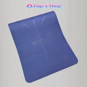 Thảm Yoga Định Tuyến Zera Mat 8mm 1 lớp Xanh dương