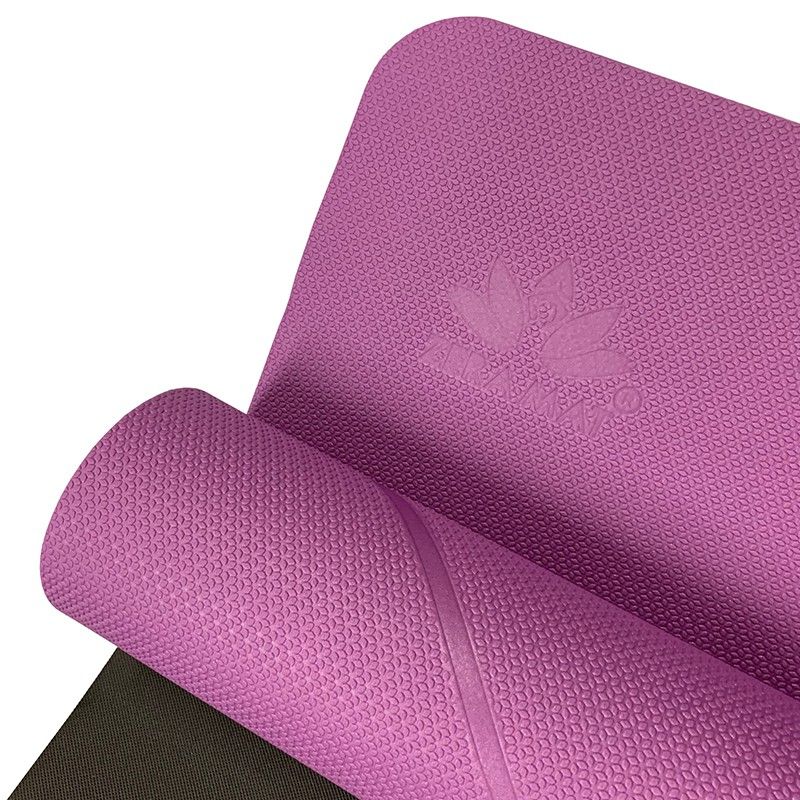 Logo Thảm Zera mat 2 lớp định tuyến màu tím Chọn Độ Dày Thảm Yoga: 3mm, 5mm Hay 6mm?