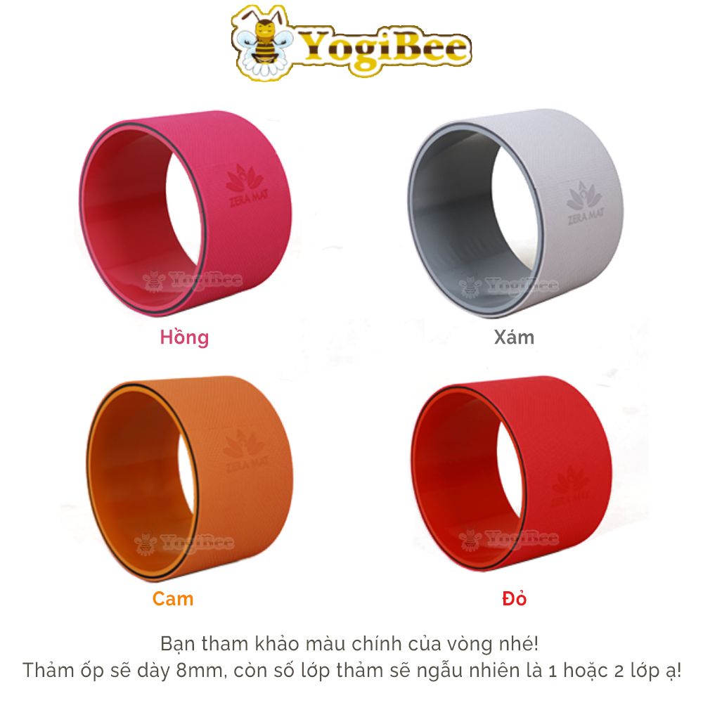 cac-mau-vong-2YB Vòng Tập Yoga Zera Mat Bản Rộng 16-20 cm