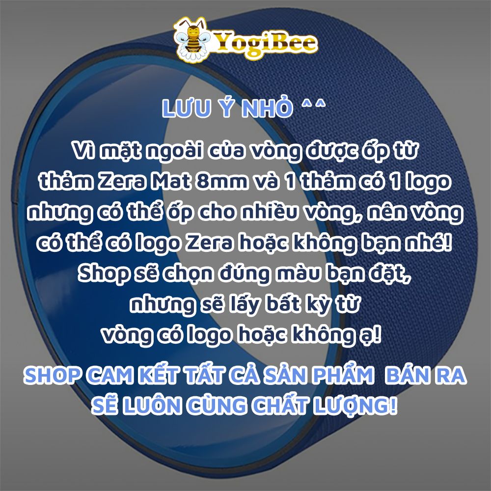 Luu-yYB Vòng Tập Yoga Zera Mat Bản Rộng 16-20 cm